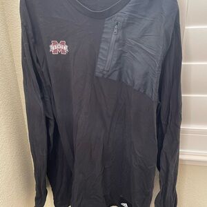Mississippi State Black Long Sleeve Men's Tee with Logo from Reliaquest Bowl